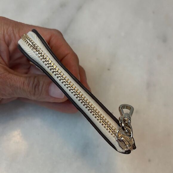 Kate Spade Pebbled Leather Key Chain Coin Purse - Picture 7 of 13